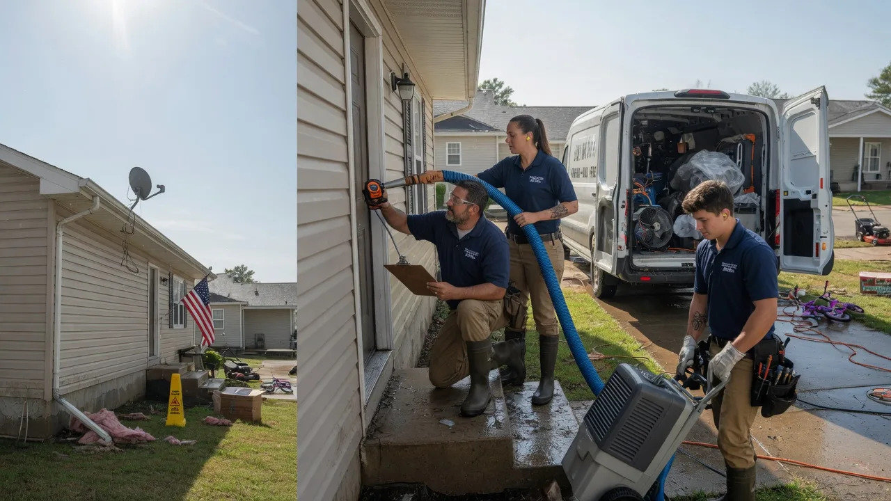 Ceiling Water Damage Restoration in Frost, TX near me